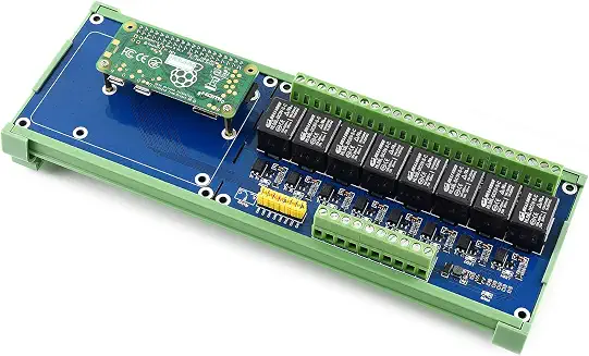 OryxPi 8-channel DIN-rail kit with Raspberry Pi Zero